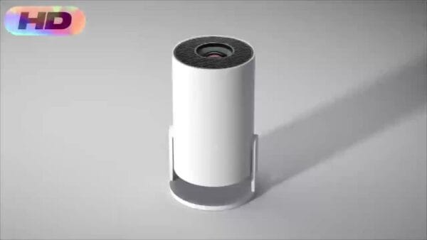 High-Definition Projector with Android 11 Operating System, Dual-Band WiFi, Native 720P/4K Decoding, High Brightness Display, Compact and Portable Design, Full Device Compatibility for Camping Movies, Office Presentations, Gaming, and Home Theater