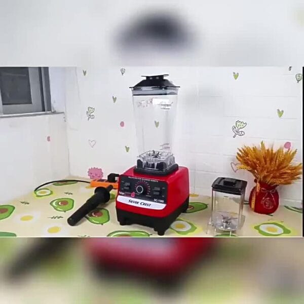 Multi-Functional 12-Speed Manual Juicer Blender with Ice Crusher - Perfect for Home, RV, and Outdoor Use - Ideal for Smoothies, Shakes, and Meal Prep - ABS Material, 110-130V Power Supply, Blender for Kitchen