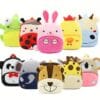 product-Fancyalgo-VirtualModelMatting-10607645affe3437bb41b2830208fc2b 1pc Toddler Cute Backpack, Plush Cartoon Animal Mini Backpacks Travel Bag For Little Girls Boys, Lightweight Foldable Backpack, Ideal choice for Gifts