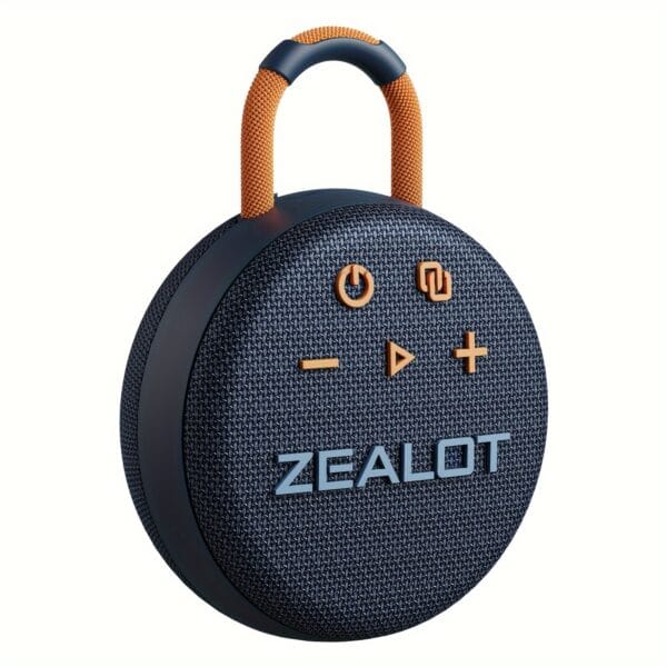 Zealot Mini Wireless Speakers, Wireless Speaker, Dual Pairing, 1800mAh Battery, 8 Hours Playtime Loud Stereo, Booming Bass. Charging Cable, Connect with Mobile Phone/Tablet/TV.