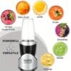 Juice Cup 12pcs Set, 350 Watts, Includes 1 Base, 2 Cutter Heads, 4 Cups of Different Sizes, 2 Cups Rings, 1 Tumbler Lid And Two Regular Cup Lids; Bpa-Free, Press Technology Operation, Suitable for Grinding, Mixing, Juice, Milkshake Making And Ice