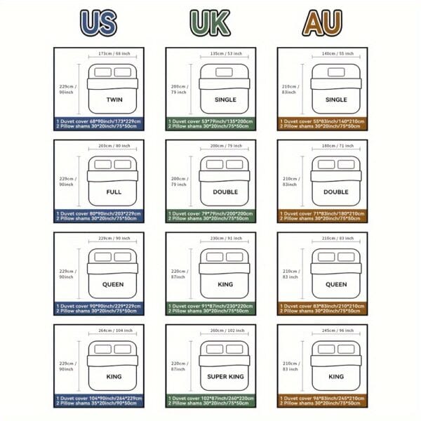 3pcs Soft & Breathable Polyester Duvet Cover Set - King & Crown Print, Includes 1 Duvet Cover and 2 Pillowcases, Perfect for Bedroom & Guest Room, Machine Washable