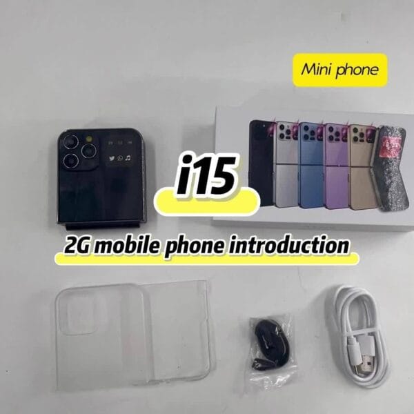 New 2G Foldable Phone Dual SIM Dual Standby, Call, SMS, Music