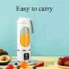 Portable USB-Rechargeable Blender & Juicer - Easy Clean, Perfect for Fruit & Vegetable Drinks, Milkshakes - 10.14oz to 16.91oz Capacity