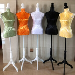Adult Mannequin Stand with Adjustable Bust Size: 86cm/33.86in, Hip Circumference: 89cm/35.04in, Height: 78cm/30.71in - Available in White, Black, Orange, Yellow, and Green
