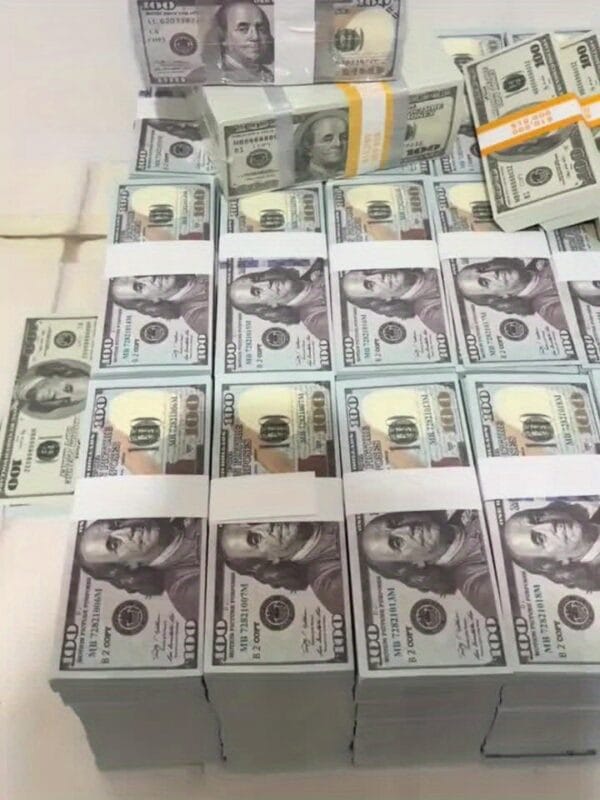 100/500/1000pcs Realistic 0 Bill Prop Set - Perfect for Parties, Weddings, TV And Music Videos | Ideal for Photography, Bar And KTV Decorations, Party Props | Durable Paper Material, Featherless Replica for Halloween, Christmas Event & Party Supplies