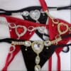 product-d9153b2f7317fb69812ef8d6abb46e797a9c95d7.goods_.000001 2025 New Red Heart Rhinestone Fringe Stretchy Panties Adjustable Bikini Body Chain for Women