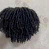 Short Crochet Wigs Synthetic Clips in Hair Toupee Extensions Afro Synthetic Braided Half Wig Dreadlock Hairpieces for Men Women Boy Male Father'S Day