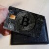 1pc Dark Night Black Bitcoin Credit Card Sticker, Single-Sided Bank Card Skin Protection Decorative Sticker, Suitable for EBT, Transportation, Keys, Credit Cards, Debit Cards, Protect Bank Cards, Etc. - Universal for Four Seasons