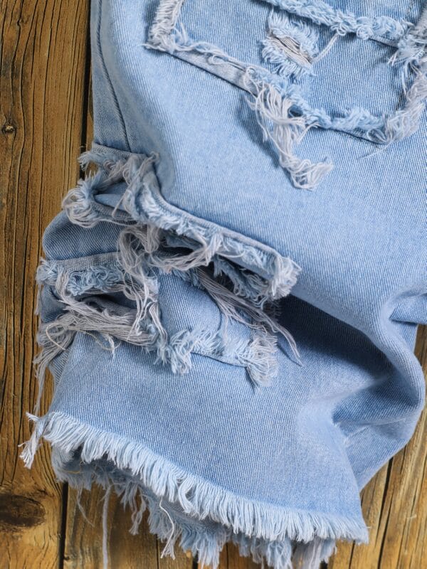 product-fancy-05e6cbb0-ffa3-4716-887d-ea6f08186496 Men'S Summer Street Style Denim Shorts - Non-Stretch, Regular Fit with Trendy Patchwork Design, Casual Casual Attire, Casual Attire|Trendy Denim Shorts|Nonstretch Fabric