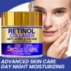 YCB Retinol Collagen Moisturizing Cream 60g/2.12oz - Face Cream with Hyaluronic Acid, Vitamin E, Shea Butter & Caffeine - Firms, Lifts Sagging Light Beige, Improves Elasticity, Even Light Beige, All Light Beige Types, Elegant Packaging, Advanced Skincare Formula