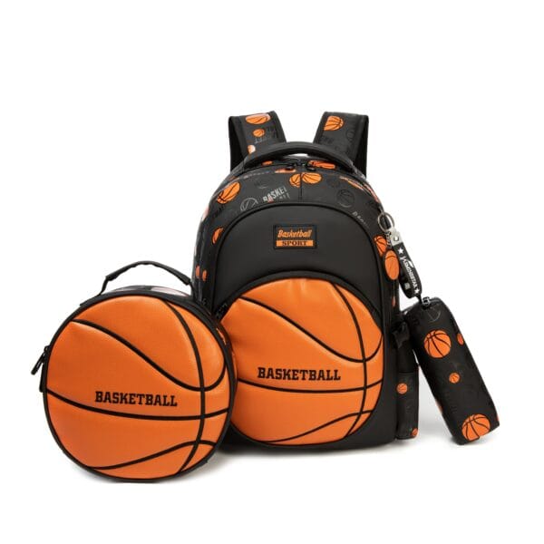 product-fancy-0c58d23e-b6f4-4313-94c6-e176fa8ec8ef 3pcs School Backpack for Boys 16.5inCH Cool Basketball Backpack for Kids with Pencil Case & Lunch Box Travel Essentials Back to School Gifts