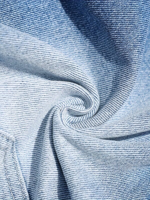 Men'S Loose-Fit Distressed Denim Shorts with Multiple Pockets - Casual Streetwear Style, Non-Stretch Fabric, Light Blue Washed Finish, Perfect for Summer Outings, Summer Shorts | Streetwear Shorts | Nonstretch Fabric