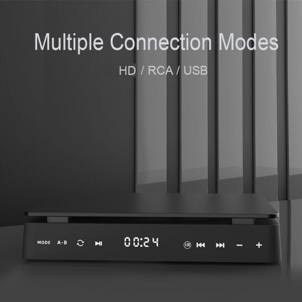 product-fancy-0f4e96d7-28dd-4dae-b3c0-081d2e699bec Compact Size, MEGICOT VCD/DVD Player with Touch Buttons, Remote & AV Ports - Connects to TV, Supports CD, DVD, USB Flash 1080P Video Playback, USB Powered, Compact Size