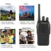 2pcs Handheld Two-Way Radio for Adults, with LED Indicators And Integrated Antenna, Ideal for Hiking, Biking, And Climbing