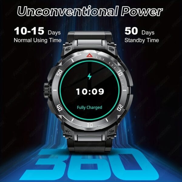 2024 New 3 in 1 Smart Watch with Earbuds, 1.46-inch HD Screen, Call Answering/Speaker, USB Charging, ABS Body, Synthetic Rubber Strap, Wireless, Rechargeable Lithium Battery-Polymer, for iOS & Android, Long Time Standby, Sports Fitness Tracker, IPX7, Call Answering Function, Wireless Calls, IPX8 Rating, Smart Watch for Android Phone