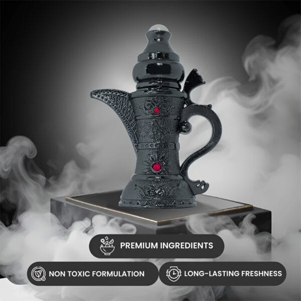 Luxury Arabian Perfume Oil Travel Size - Alcohol-Free Long-Lasting Middle Eastern Fragrance with Floral, Vanilla, amber notes - Elegant Arabian Bottle for Women & Men, Gifts, Dates, Special Events - 3ml/0.1fl.oz Luxury Perfume, Romantic Occasions, Intricate Patterns, Delicate Craftsmanship, Gift Seekers