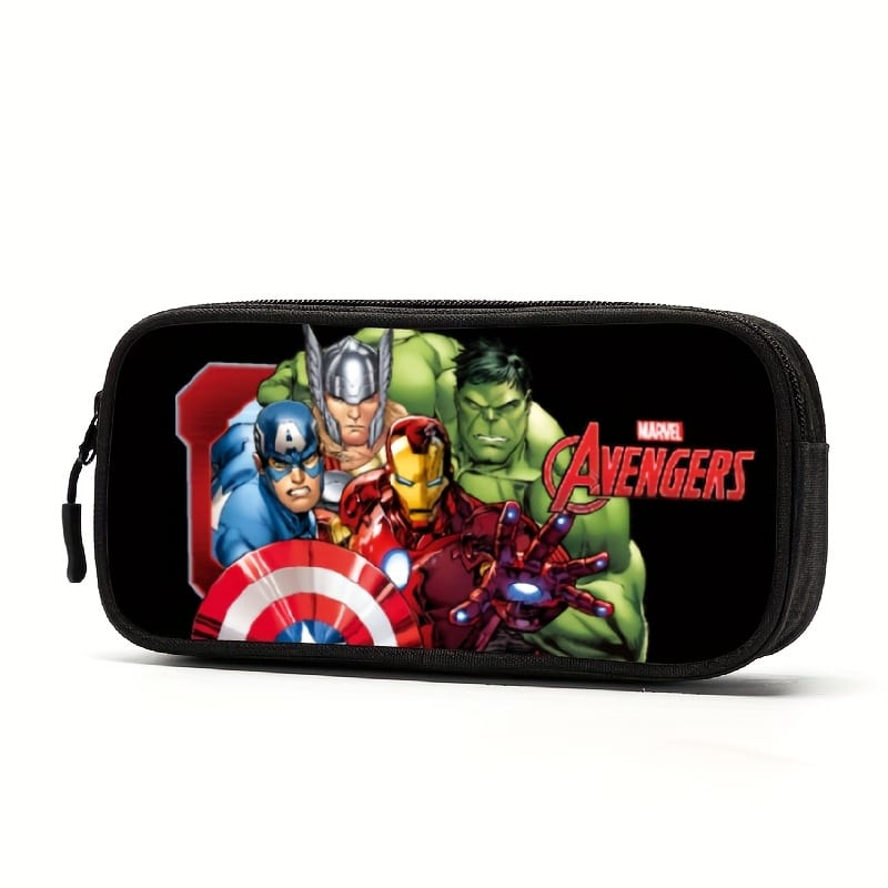 GUSTELL 3pcs Set, Marvel Iron for Man, Spider-for Man Collection Pattern, Youth and Teenager'S Backpack, with Crossbody Bag Storage Box, Marvel Print Schoolbag, Suitable for Travel, Camping, School, Playful Cartoon Backpack with Padded Back and Adjustable Shoulder Straps, Fashionable Marvel Elements, For Teenager