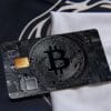 1pc Dark Night Black Bitcoin Credit Card Sticker, Single-Sided Bank Card Skin Protection Decorative Sticker, Suitable for EBT, Transportation, Keys, Credit Cards, Debit Cards, Protect Bank Cards, Etc. - Universal for Four Seasons