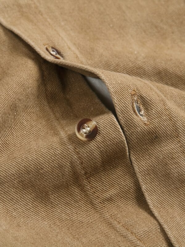 product-fancy-31c1e712-ee41-4422-866e-8abfcd5691e9 Men's Streetwear Distressed Denim Shirt - Relaxed Fit with Ripped Details, Classic Collar & Button Front, Autumn/Winter Casual Outerwear, Autumn Fashion, Solid Color Design