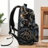 1pc Steampunk Clock Backpack - Adjustable Shoulder Straps, 2D Flat Printing, Mechanical Design, Perfect for Teens & Adults, Casual Outing Gear, Everyday Backpack | Vintage Backpack | Durable Backpack