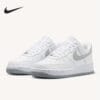 Nike Air Force 1 '07 White grey Men's minimalist classic low cut casual board shoes FJ4146-100