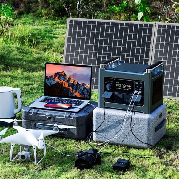 product-fancy-436c65a9-15b7-4836-9d90-1be030607853 Portable Solar Panel with 100A Controller, RV Accessories, Solar Charger Power Bank for Camping, Boats, Picnics, and More