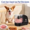 PANCERKA Electric Vegetable Chopper, Food Processor, Electric Food Chopper, Blenders for Kitchen and Baby Food Processor, 1.5 Cup Mixer Grinder, for Dicing, Mincing, and Puree, Black
