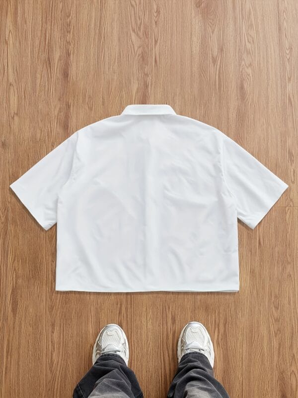 Men's Summer Shirt - Loose Fit Button-Up Casual Shirt with Floral Hibiscus Print, Non-Transparent Fabric for Beach Vacation, Office & Casual Attire - Machine Washable Lightweight Formal & Everyday Attire, Shirts for Summer, Vacation Clothing, Contrast Color Design, Durable Material, Vacation Wardrobe