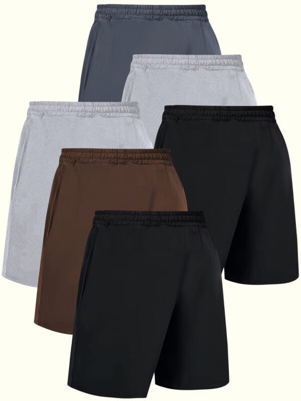 6pcs Fashionable Men's Summer Casual Jeans Shorts, Suitable For Outdoor Date, Comfortable And Versatile