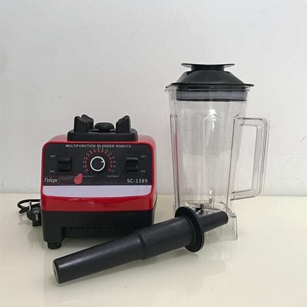 Multi-Functional 12-Speed Manual Juicer Blender with Ice Crusher - Perfect for Home, RV, and Outdoor Use - Ideal for Smoothies, Shakes, and Meal Prep - ABS Material, 110-130V Power Supply, Blender for Kitchen