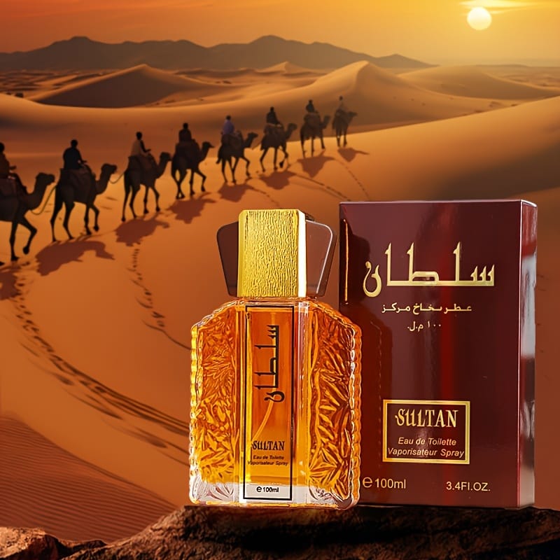 100ml Amber Golden Bottle Perfume - Luxury Concentrated Oriental Fragrance, Alcohol-Free & Formaldehyde-Free, Long-Lasting Scent for Women & Men, Middle Eastern-Inspired Eau de Parfum for Special Occasions & Unique Scenarios