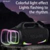 ZEALOT S79 Wireless Speakers, Outdoor Portable Subwoofer Speaker, IPX 5, Wireless Speaker, Dual Pairing, Long Battery Life, 36Hours Playtime Loud Stereo, Booming Bass. Charging Cable, Connect with Mobile Phone/Tablet/TV. for Home, Car, Outdoor, Camping, PartyBox.
