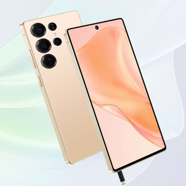 2025 New Unlocked Smartphone with 12GB RAM +512GB ROM, Android 14, 7.3" HD+ Display, Dual SIM, Cellphone with Stylus Pen, 32MP+64MP cameras, Face unlocked, Suitable for Holiday Gifts