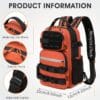 Multifunctional Outdoor Backpack with Large Capacity, Travel Backpack that Can Be Used as a Single or Double Shoulder Bag, Hiking Backpack