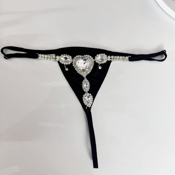 product-fancy-56562bff-5e60-4f29-82ec-9ca518519426 2025 New Red Heart Rhinestone Fringe Stretchy Panties Adjustable Bikini Body Chain for Women