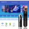 M98-Y9 Compact Portable HD TV Stick - USB-Powered Wireless Smartphone Compatible with Android 13.0, 4K Resolution, Compact Design for Streaming & Entertainment