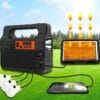 product-fancy-5b583279-05e2-4af9-af53-a7470fff6d5d 1 Solar Light Outdoor Searchlight Energy Storage Power Generation System LED Light Panel Portable Power Supply Outdoor Camping Light Travel Emergency Hunting Fishing Light Mobile Phone Charging Station