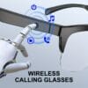 Intelligent Wireless Glasses - Touch Connection, HD Voice Call, HiFi Sound Quality, Remote Photography, Compatible with iPhone/Android, Ideal for Outdoor Activities, Hiking, Fishing, Driving & Beach Travel, Perfect Christmas Gift, Outdoor Activity Gear | Modern Fashion Accessory | Touch Control Feature