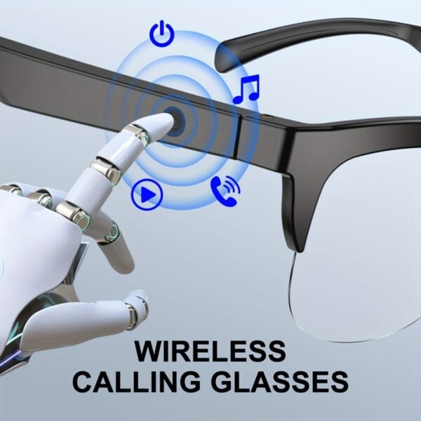 Intelligent Wireless Glasses - Touch Connection, HD Voice Call, HiFi Sound Quality, Remote Photography, Compatible with iPhone/Android, Ideal for Outdoor Activities, Hiking, Fishing, Driving & Beach Travel, Perfect Christmas Gift, Outdoor Activity Gear | Modern Fashion Accessory | Touch Control Feature
