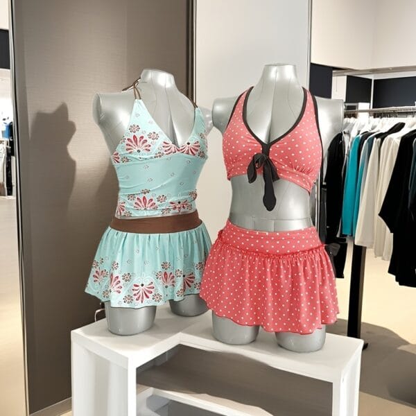 An Inflatable Half-body Clothing Model For Ladies