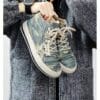 Men's Vintage Retro High Top Skateboard Shoes, Comfy Non Slip Casual Lace Up Canvas Sneakers For Men's Outdoor Activities