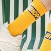 product-fancy-607d19e3-a3ec-47cb-8c88-5b3be22b0808 5 Pairs Men'S Elastic Ribbed Cuff Socks - Bold Letter Graphic Print, All-Season Comfort, Multi-Color Options for Casual & Formal Wear, Hand Wash Only, Versatile Sock Styles, Trendy Sock Designs, Comfortable Sock Material, Everyday Essentials, Modern Sock Design, Breathable Fabric, Unisex Socks, Fashion Enthusiasts