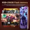 New Unlocked Dual SIM 5G Smartphone, 7.3-inch HD Screen, 8GB+256GB Storage, Android 13 System, 5800mAh Large Battery, Face Recognition Unlock, Premium Quality Appearance, Stylish and Novel Design
