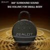 Zealot Mini Wireless Speakers, Wireless Speaker, Dual Pairing, 1800mAh Battery, 8 Hours Playtime Loud Stereo, Booming Bass. Charging Cable, Connect with Mobile Phone/Tablet/TV.