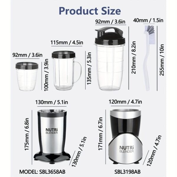 Juice Cup 12pcs Set, 350 Watts, Includes 1 Base, 2 Cutter Heads, 4 Cups of Different Sizes, 2 Cups Rings, 1 Tumbler Lid And Two Regular Cup Lids; Bpa-Free, Press Technology Operation, Suitable for Grinding, Mixing, Juice, Milkshake Making And Ice