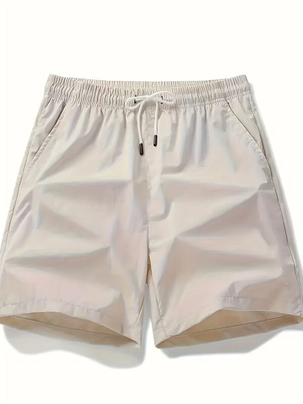 5 Color Pack Black-Gray-Navy-Army Green-Beige Men'S Casual Loose Sports Quick Dry Shorts with Elastic Waistband And Drawstring Fitness Training Shorts Men'S Lightweight Sports Running Shorts with Pockets