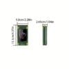 CUTEEY M7, 32Mb+32Mb|6800mAh|2 SIM|80000 pixels| Senior mobile phone for Seniors, 2.8 Inch 2G Flip Mobile Phone for Seniors, Long term standby button phone, with support Wireless, MP3, MP4, Flashlight, Black, Green