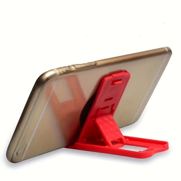 3pcs Adjustable Foldable Portable Phone Stand - Multi-Color, Durable Plastic, Compact Design for Desk & Bedside Use, Ideal for Smartphones, Bedside Accessory|Vibrant Design|Durable Plastic Stand