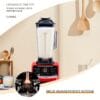 2.5L Large Capacity Dual-Use Blender with Food-Grade ABS Mixing Cup - Powerful Household and Commercial Juicer, Smoothie Maker, and Grinder, No Battery Needed, 120V, US Plug, Commercial Kitchen Equipment | Modern Kitchen Appliance | Durable Plastic Base, Blender